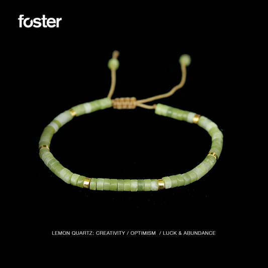 HEISHI BRACELET / LEMON QUARTZ