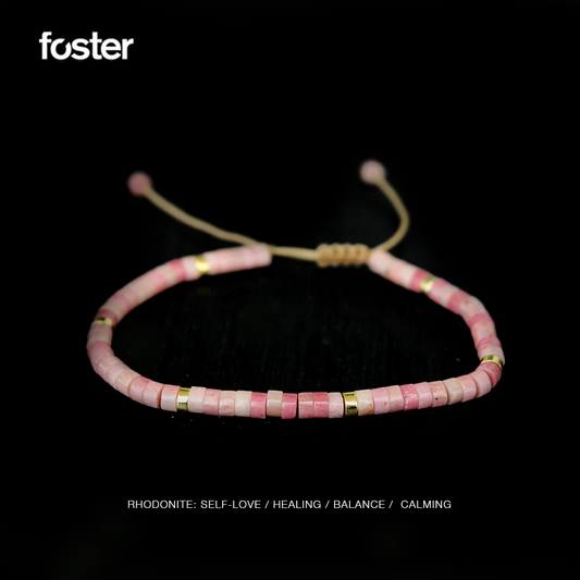HEISHI BRACELET / RODONITA