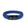 11a PULSERA CUERO DINAMO AZUL