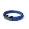 11b PULSERA CUERO DINAMO AZUL