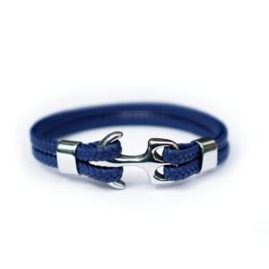 PULSERA ANCLA AZUL