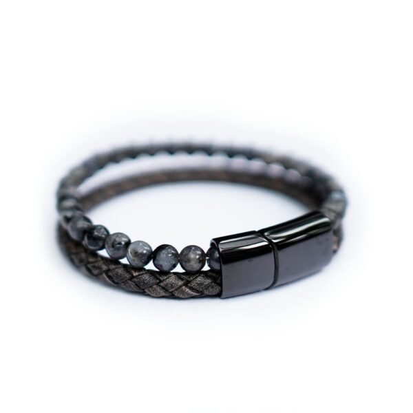 9a PULSERA MULTILAYER CON LABRADORITA