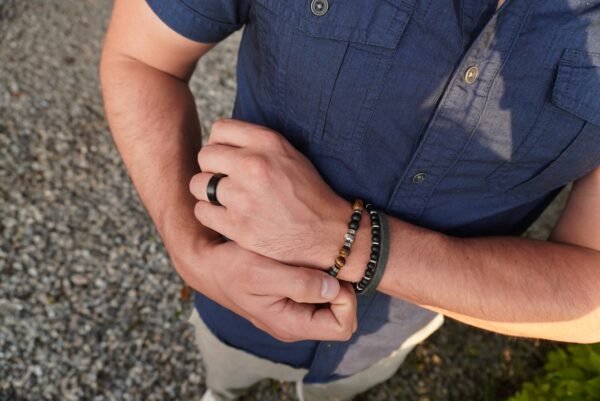 MESH BLACK – PULSERA DE ACERO INOXIDABLE