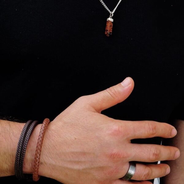 PULSERA CUERO LIAM  HENNA