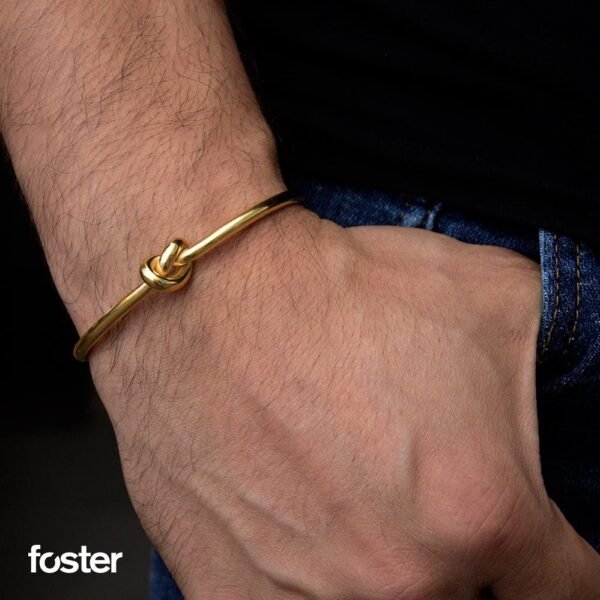 INFINITY KNOT – PULSERA DE ACERO INOXIDABLE CON NUDO