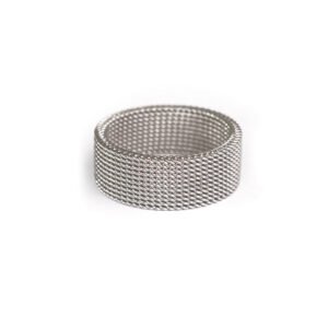 MESH STEEL – ANILLO DE ACERO INOXIDABLE TEJIDO