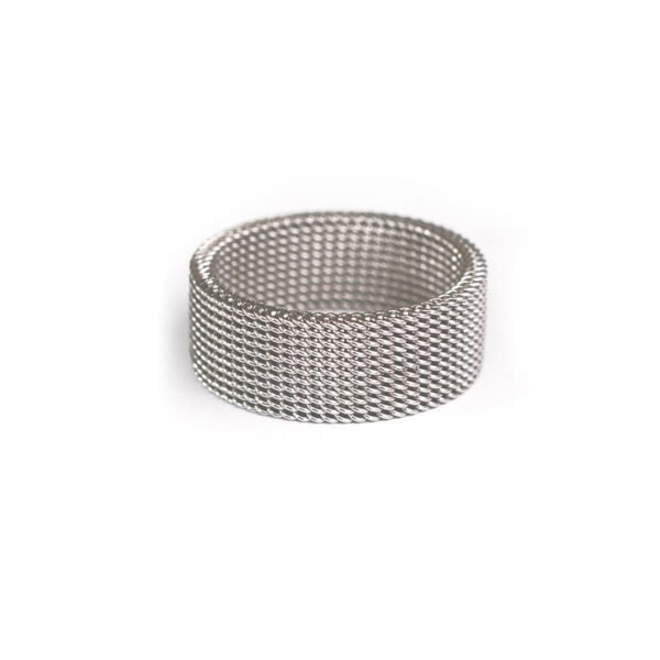 1 MESH STEEL – ANILLO DE ACERO INOXIDABLE TEJIDO