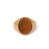 11 TIGER EYE GOLD – ANILLO DE ACERO DORADO CON PIEDRA OJO DE TIGRE