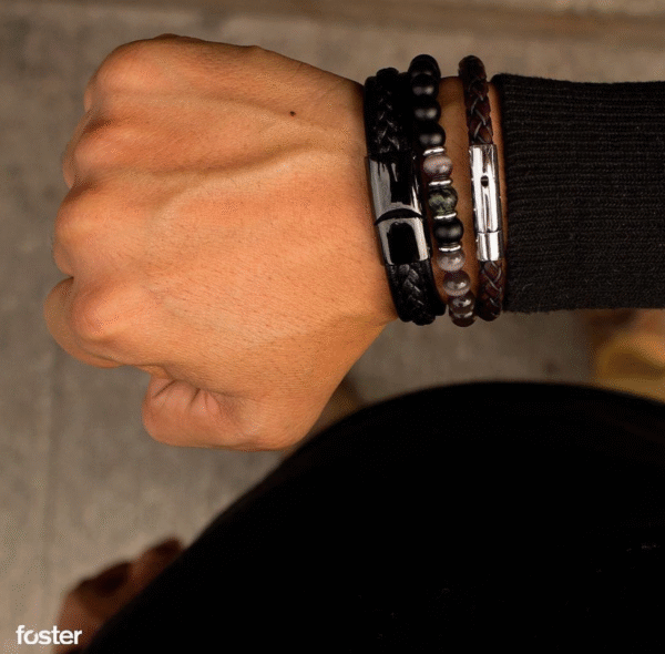 PULSERA CUERO LIAM  CORINTO