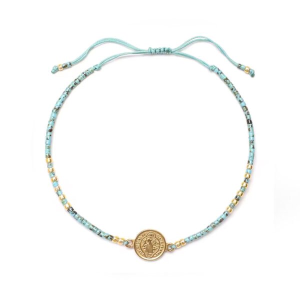 PULSERA SAN BENITO C/PIEDRA NATURAL