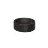 28 MESH STEEL – ANILLO DE ACERO INOXIDABLE TEJIDO NEGRO