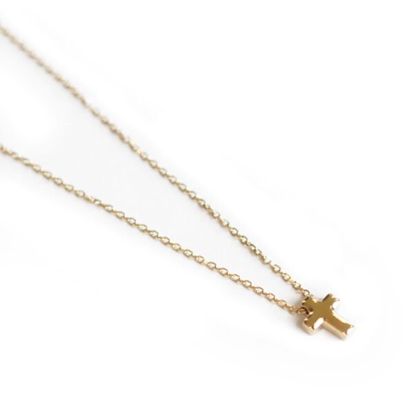 CADENA CRUZ MINIMAL GOLD