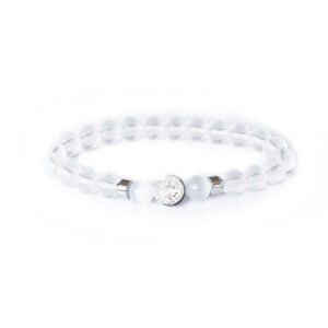 PULSERA AURA LIGHT - OJO DE GATO Y CUARZO MATE