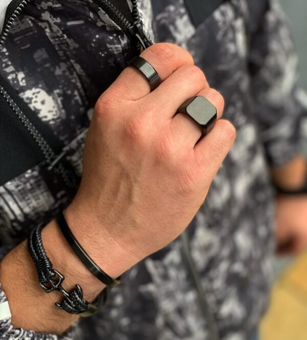 ANILLO TUNGSTENO NEGRO - RYDER