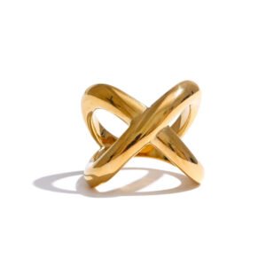 ANILLO GOLDEN INFINITY CROSS