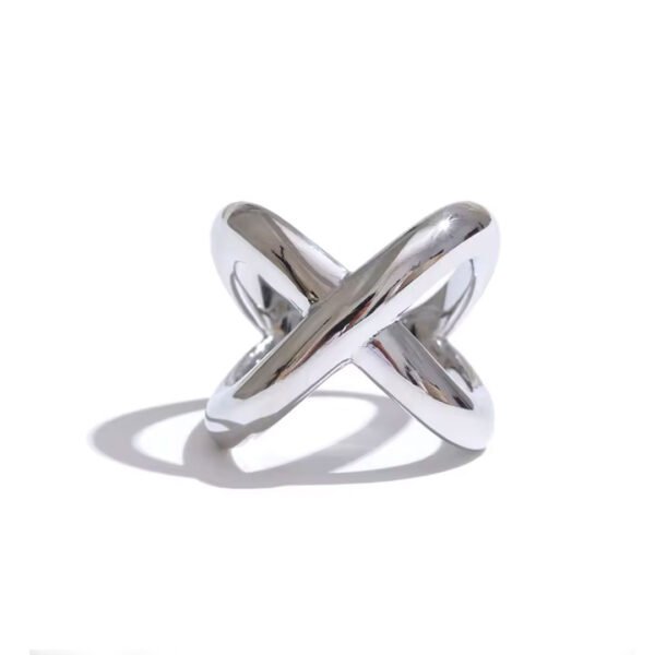 ANILLO SILVER INFINITY CROSS