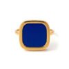 ANILLO AURA NAVY - MINIMAL GOLD