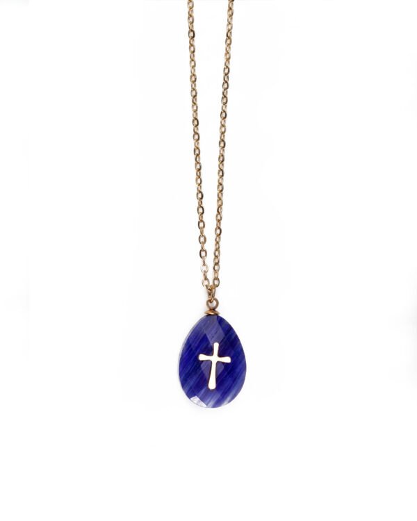 FAITH TEARDROP NECKLACE