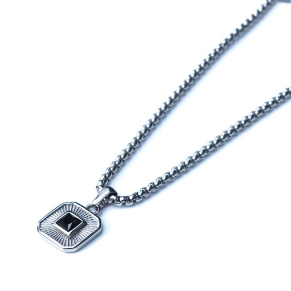 CADENA ZIRCONIA NEGRA