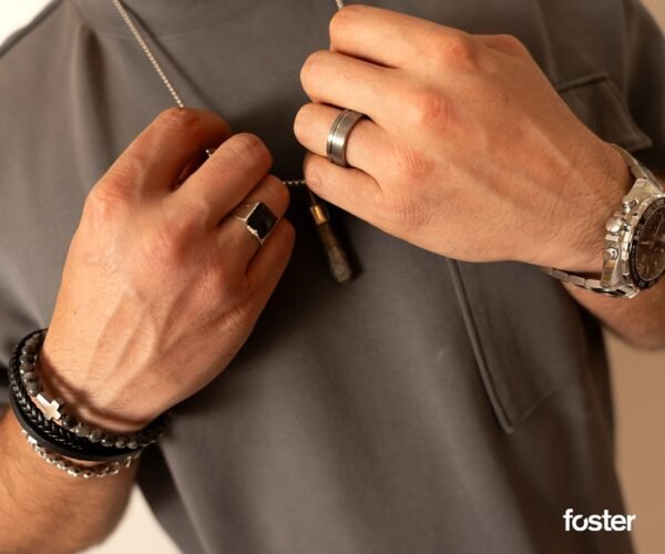 ANILLO TUNGSTENO PLATEADO - MAXIME