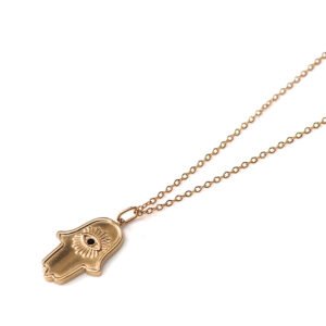 CADENA GOLDEN HAMSA - PROTECCIÓN