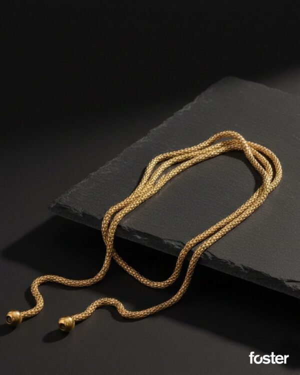 AURA LARIAT – COLLAR AJUSTABLE DORADO