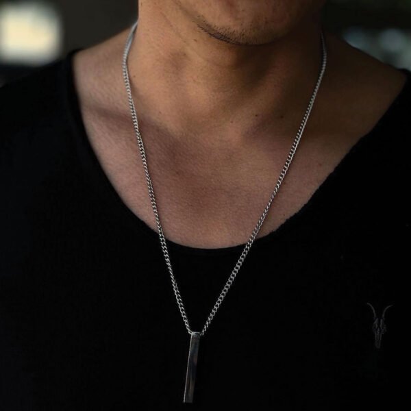 232 CADENA CILINDRO PLATEADA