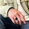 ONYX SIGNET RING