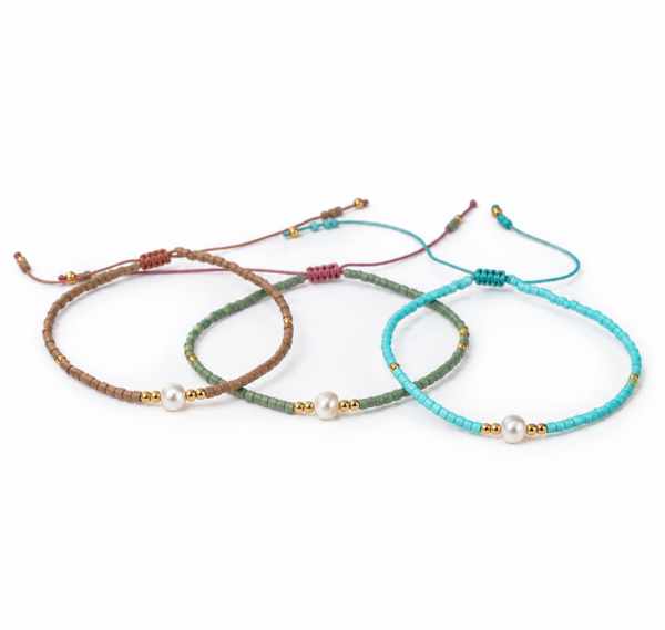 PULSERA RED PEARL