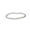 CLASSIC SILVER BEADED BRACELET