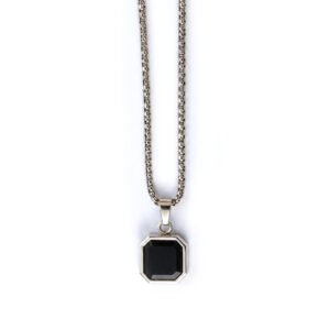 ONYX EDGE NECKLACE