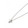 364 CADENA CRUZ MINIMAL SILVER