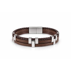 BROWN STEEL BRACELET