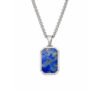 380 LAPIS LAZULI EDGE NECKLACE