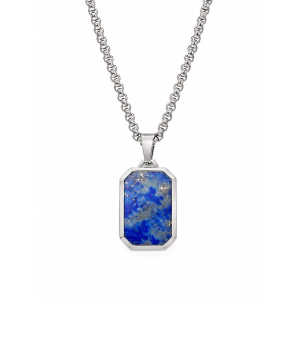 380 LAPIS LAZULI EDGE NECKLACE