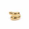 SCULPT GOLD RING