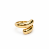 SCULPT GOLD RING