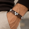 BROWN STEEL BRACELET