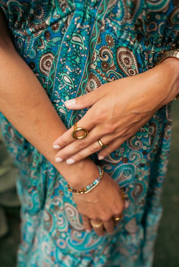 INFINITY GOLD RING
